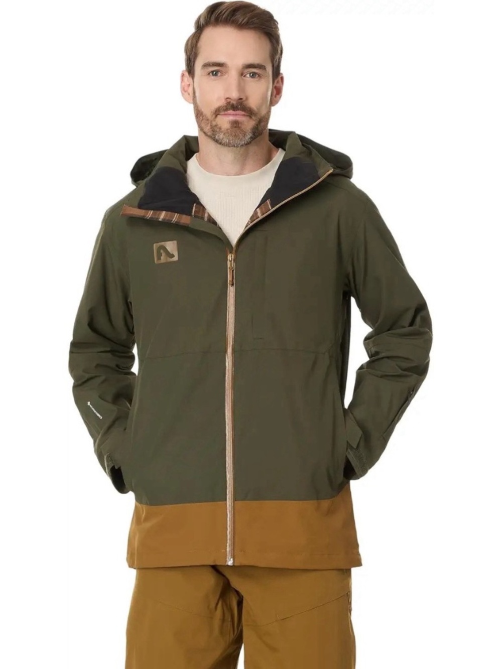 Flylow Dante Jacket Men's Size XL Color Evergreen/Rye NEW!!